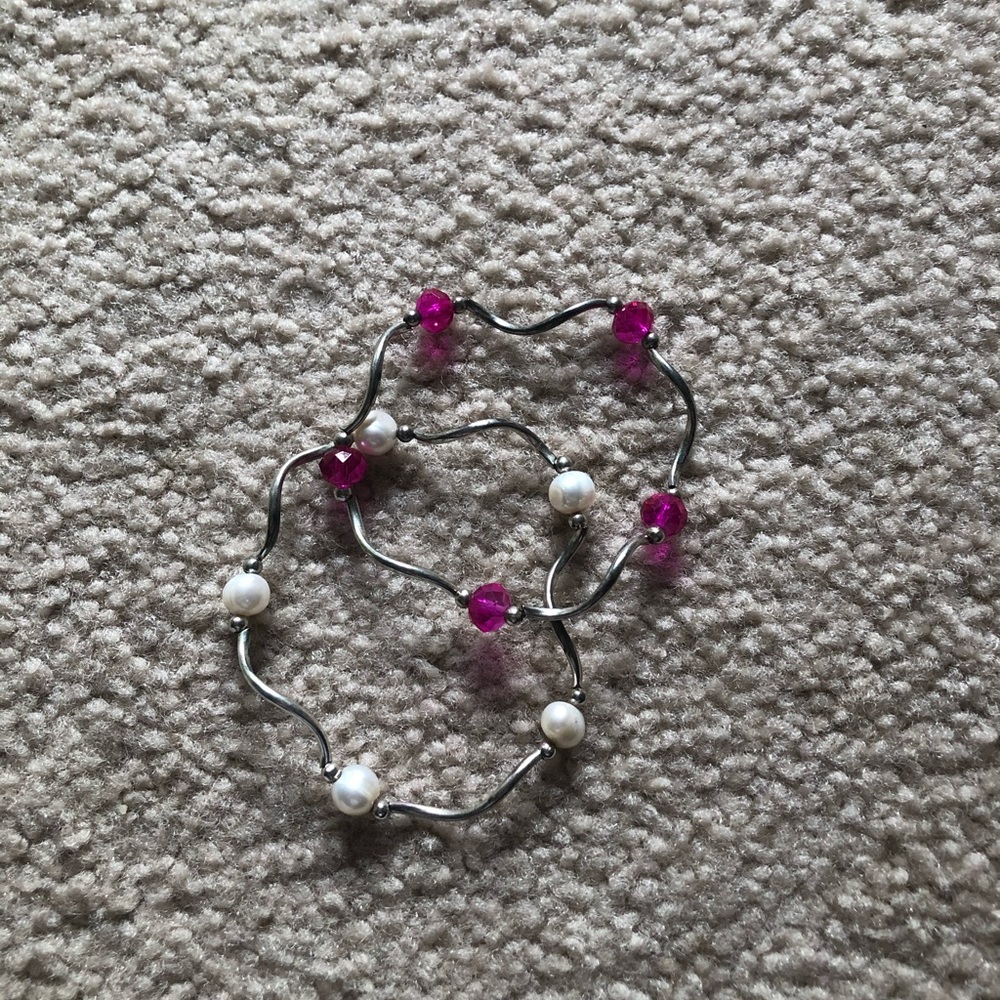 Silver bracelets
